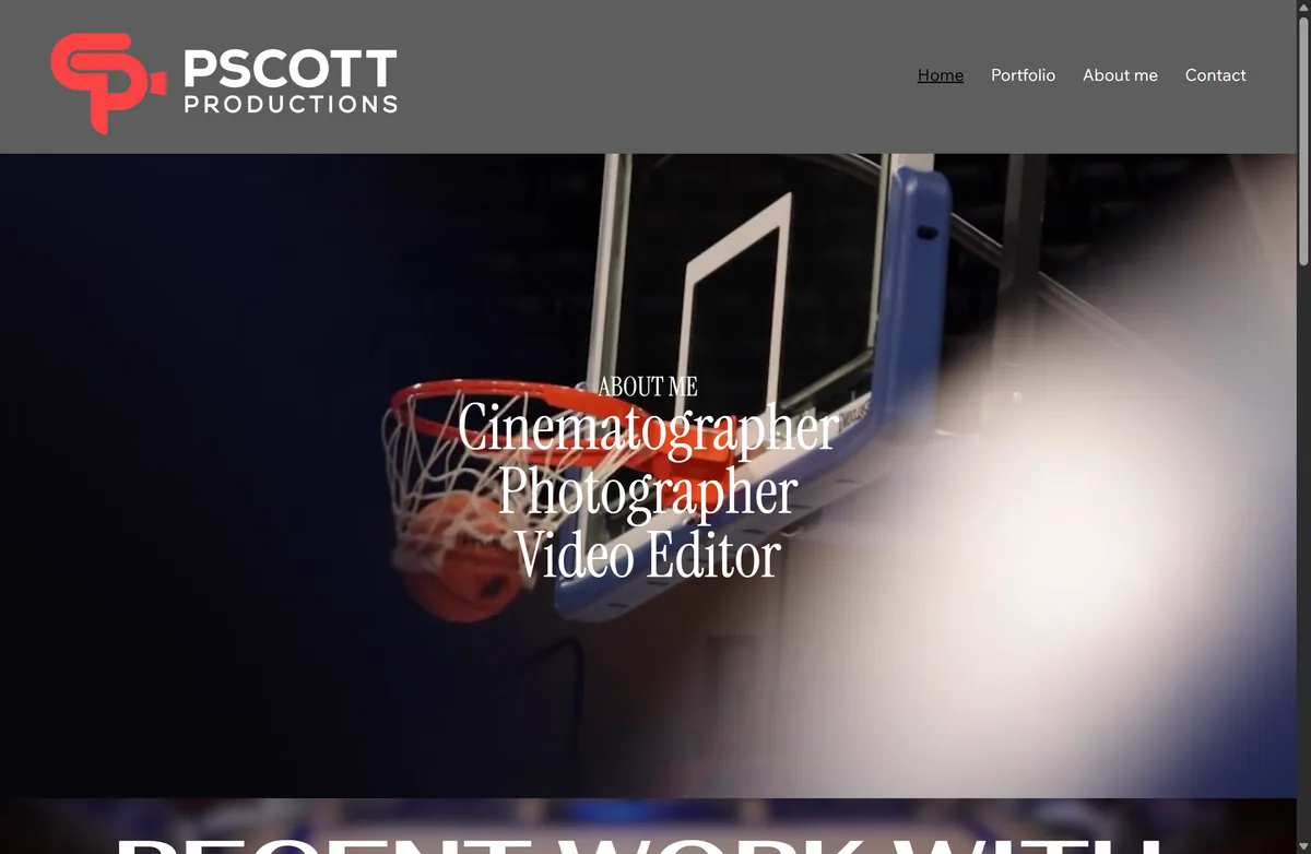 PScott Productions website